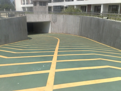 停车场坡道地坪